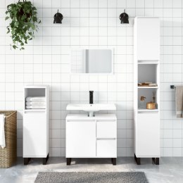 Szafka łazienkowa, biała, 65x33x60 cm, materiał drewnopochodny