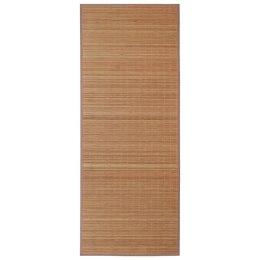 Mata bambusowa na podłogę, 100x160 cm, brązowa
