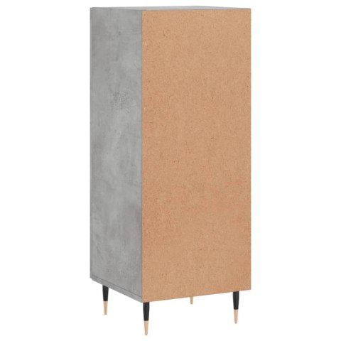 Szafka, szarość betonu, 34,5x34x90 cm, materiał drewnopochodny