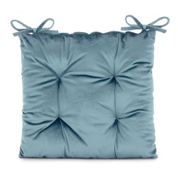 Poduszka na krzesło ALEKSA kolor błękitny styl glamour do wewnątrz ameliahome - CHAIRCUSHION/AH/ALEKSA/BLUE/40X40