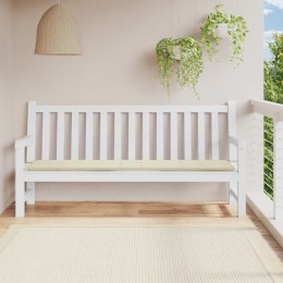  Poduszka na ławkę ogrodową, kremowa 200x50x3 cm, tkanina Oxford