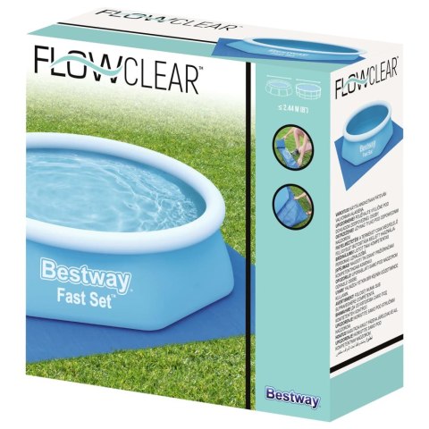 Bestway Mata pod basen Flowclear, 274 x 274 cm