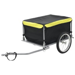  Przyczepka rowerowa, 65 kg, czarno-żółta