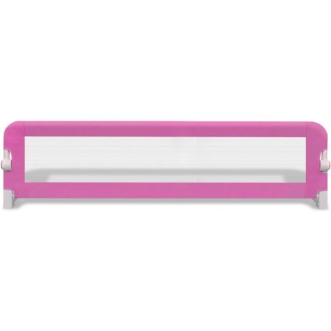  Barierka ochronna do łóżka, 150 x 42 cm, różowa