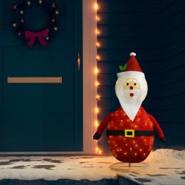  Dekoracja świąteczna, Mikołaj z LED, luksusowa tkanina, 120 cm