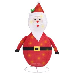  Dekoracja świąteczna, Mikołaj z LED, luksusowa tkanina, 120 cm