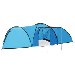  Namiot turystyczny typu igloo, 650x240x190 cm, 8-os., niebieski