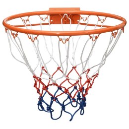  Obręcz do koszykówki, pomarańczowa, 39 cm, stalowa