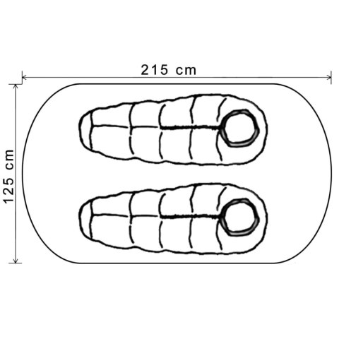  Namiot 2-osobowy typu pop-up, moro