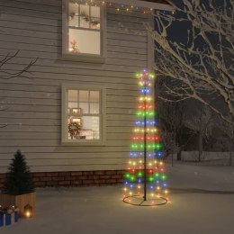  Choinka stożkowa, 108 kolorowych diod LED, 70x180 cm
