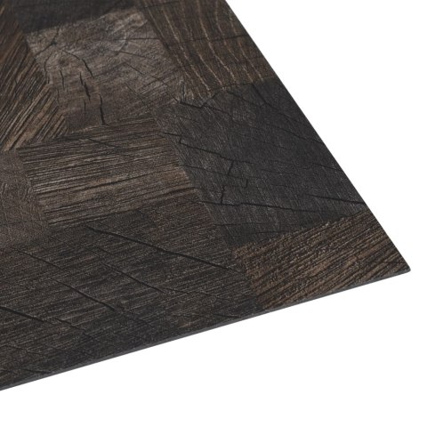  Panel podłogowy PVC samoprzylepny, 5,11 m², drewnopodobny brąz