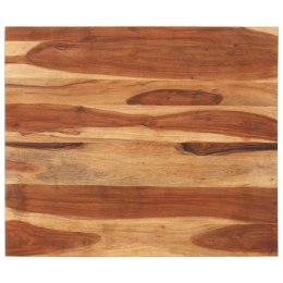  Blat stołu, lite drewno sheesham, 25-27 mm, 70x80 cm