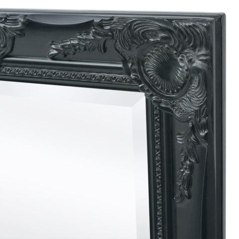  Lustro ścienne w stylu barokowym 100x50 cm, czarne