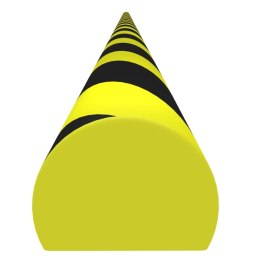  Ochraniacz na narożnik, żółto-czarny, 4x3x100 cm, PU