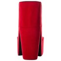  Fotel w kształcie buta na obcasie, czerwony, aksamitny