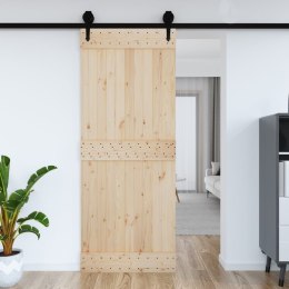  Drzwi NARVIK, 90x210 cm, lite drewno sosnowe