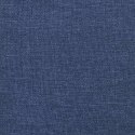  2-osobowa kanapa, niebieska, tapicerowana tkaniną