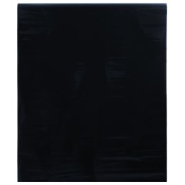  Folia okienna statyczna, matowa, czarna, 90x500 cm, PVC
