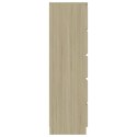  Komoda, dąb sonoma, 60x35x121 cm, materiał drewnopochodny
