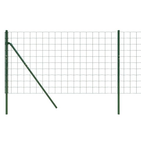  Ogrodzenie ze zgrzewanej siatki, zielone, 1x25 m