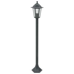  Lampy ogrodowe, 110 cm, E27, aluminium, ciemnozielone, 6 szt.