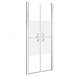  Drzwi prysznicowe, szkło częściowo mrożone, ESG, 76x190 cm