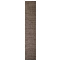  Sizalowy dywanik do drapania, brązowy, 66x350 cm