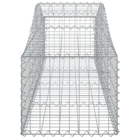  Kosze gabionowe, 30 szt, 200x50x40/60 cm, galwanizowane żelazo