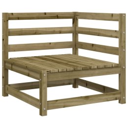  Ogrodowa sofa narożna, 70x70x67 cm, impregnowane drewno sosnowe