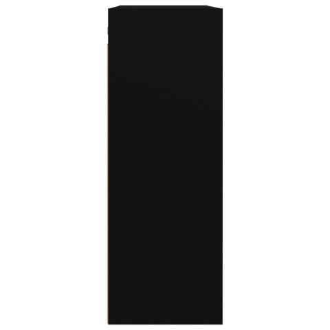  Szafka wisząca, czarna, 69,5x32,5x90 cm