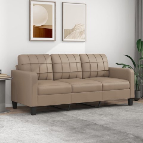  3-osobowa sofa, cappuccino, 180 cm, sztuczna skóra