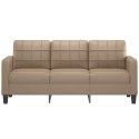  3-osobowa sofa, cappuccino, 180 cm, sztuczna skóra