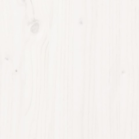  Biurko, białe, 110x53x117 cm, lite drewno sosnowe