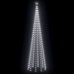  Choinka stożkowa, 752 lampki LED, zimne białe, 160x500 cm