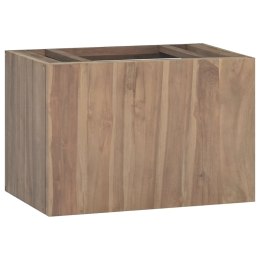  Łazienkowa szafka ścienna, 60x39x40 cm, lite drewno tekowe