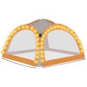  Namiot imprezowy z LED i 4 ściankami, 3,6 x 3,6 x 2,3 m