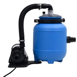  Pompa filtracyjna do basenu, czarno-niebieska, 4 m³/h