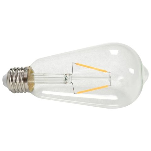  Lampy, 2 szt., żarówki żarnikowe, 2 W, czarne, E27