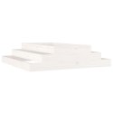  Donica, biała, 110x110x27 cm, lite drewno sosnowe
