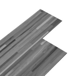  Panele podłogowe PVC, 4,46 m², 3 mm, samoprzylepne, szare paski