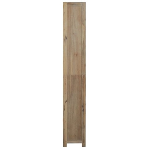  Regał z 7 półkami, 80x30x200 cm, lite drewno akacjowe