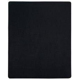  Prześcieradła, 2 szt., czarne, 90x200 cm, dżersej bawełniany