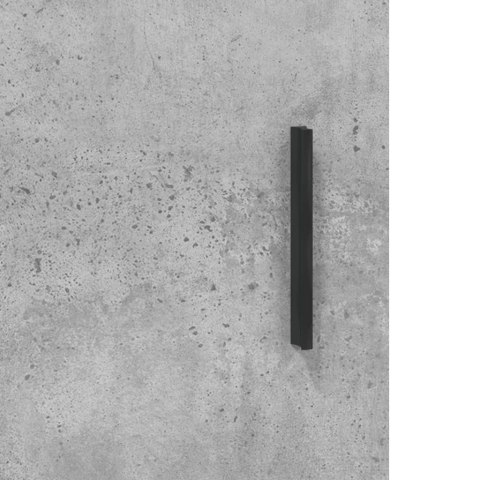  Biurko, szarość betonu, 140x50x75 cm, materiał drewnopochodny