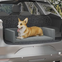  Siedzisko samochodowe dla psa, jasnoszare, 70x45 cm