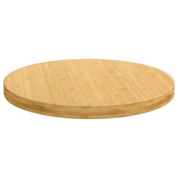 Blat do stołu, Ø90x4 cm, bambusowy