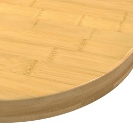  Blat do stołu, Ø90x4 cm, bambusowy