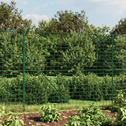  Ogrodzenie ze zgrzewanej siatki, zielone, 1,4x10 m