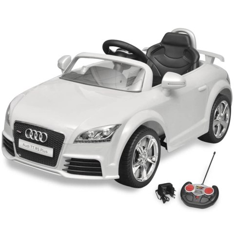 Audi TT RS Samochód dla dzieci z pilotem Biały