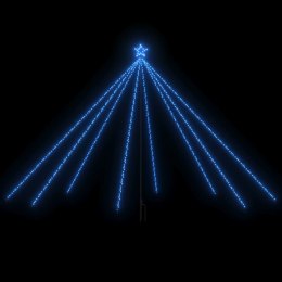  Choinka z lampek, wewn./zewn., 576 niebieskich diod LED, 3,6 m
