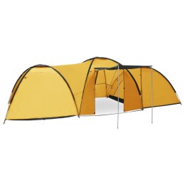  Namiot turystyczny typu igloo, 650x240x190 cm, 8-os., żółty